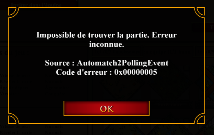 Parties dropping with Automatch2PollingEvent errors - II