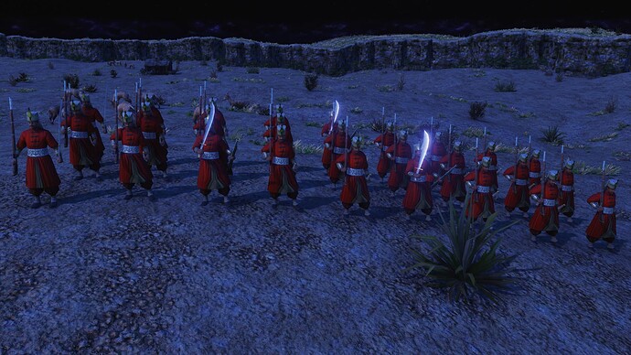 AoE III DE Ottoman Veteran Janissary during the night