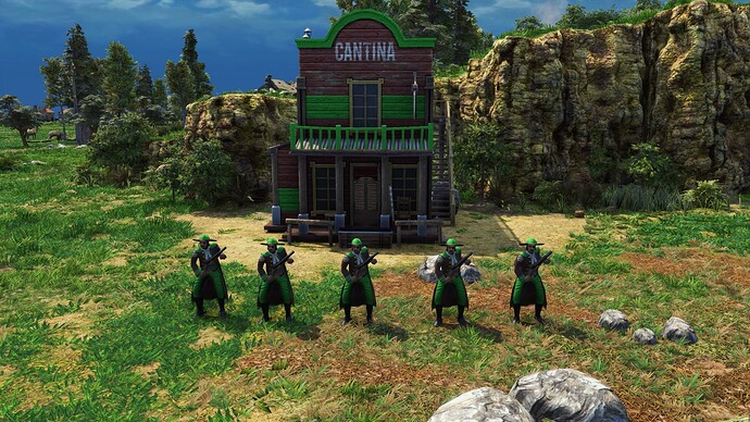 AoE III DE Mexicans Bandido during the day