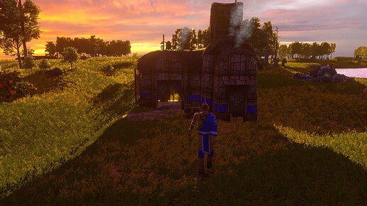 DE Default Haudenosaunee War Chief at sunset