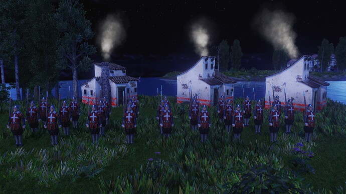 AoE III DE Maltese Sentinel during the night