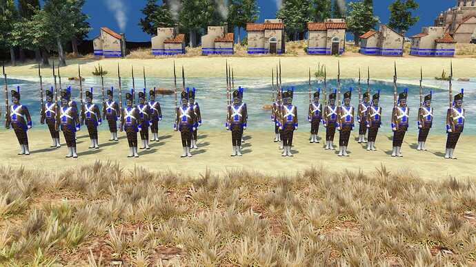 AoE III DE Portuguese Legionario Musketeer during the day