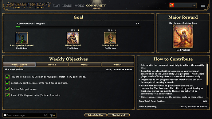 AoMR Ra - Summer Solstice King community event week 1