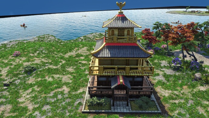 AoE III DE Golden Pavilion during the day
