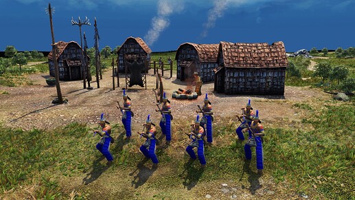 AoE III DE Haudenosaunee Tomahawk natives during the day