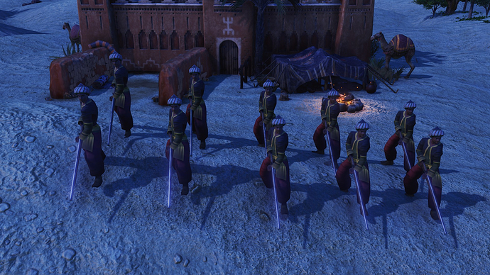 AoE III DE Berber Arquebusier during the night