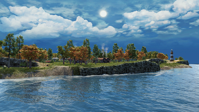 AoE III DE Nova Scotia during the day