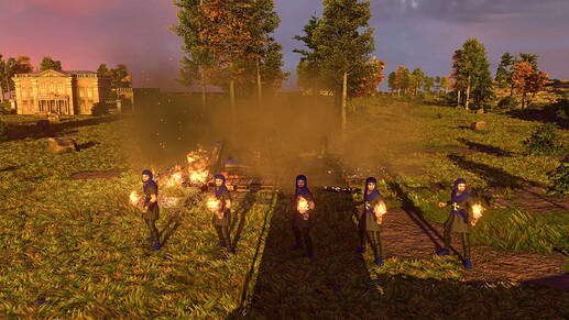 AoE III DE Inquisitor at sunset