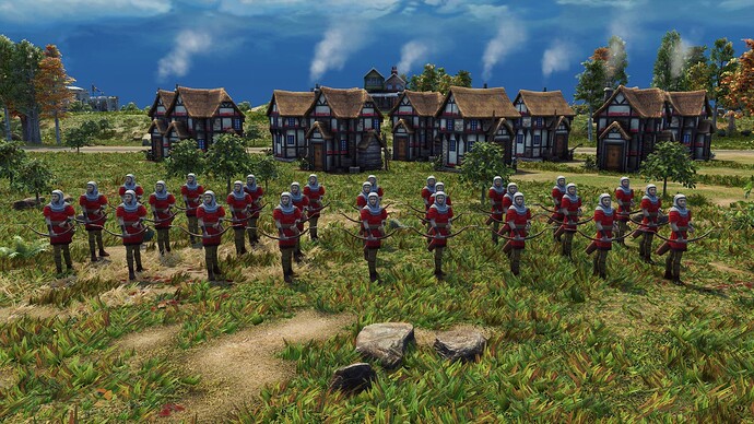 AoE III DE British Longbowman during the day
