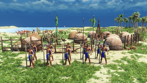 AoE III DE Carib Blowgunner during the day
