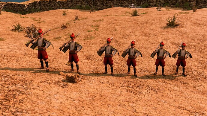 AoE III DE Ottoman Bashibozuk at sunrise