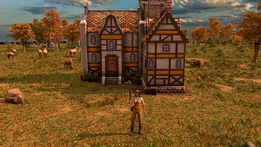 AoE III DE Amelia at sunrise