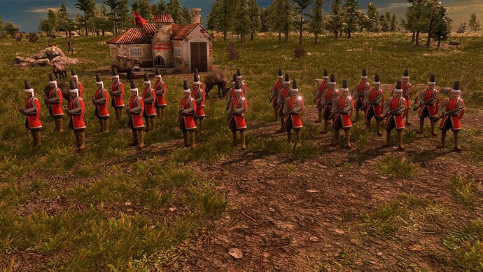 AoE III DE Ottoman Grenade Launcher Veteran Humbaraci at sunrise