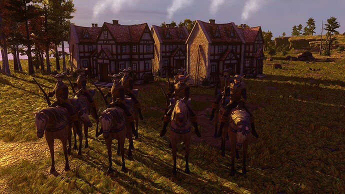 AoE III DE Dutch Carabineer Ruyter at sunset