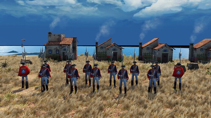 AoE III DE Spanish Royal Halberdier during the day