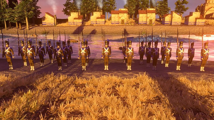 AoE III DE Portuguese Legionario Musketeer at sunset