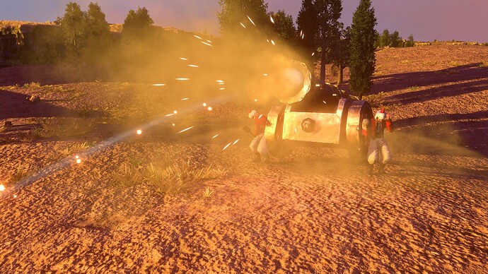 AoE III DE Ottoman Great Bombard fired a shot at sunset