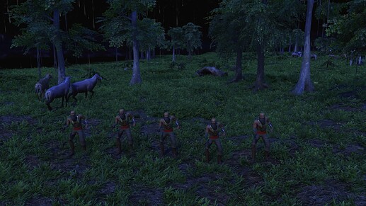 AoE III DE Marathan Dacoit during the night