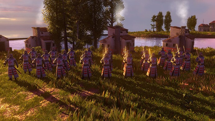AoE III DE Maltese Hospitaller at sunset