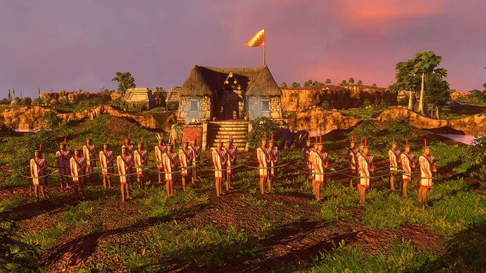 AoE III DE Inca Jungle Bowman at sunset