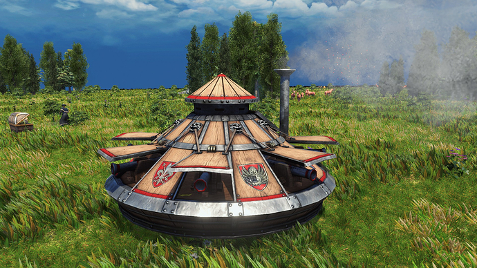 AoE III DE Leonardo's Tank during the day II