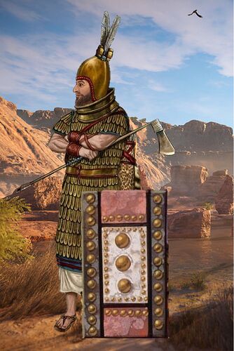 20- Israelite infantryman of King Saul's Army (1050-1010 BCE)
