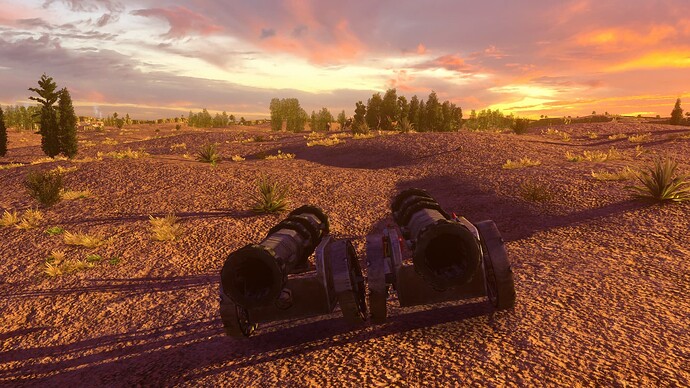 AoE III DE Ottoman Great Bombard at sunset