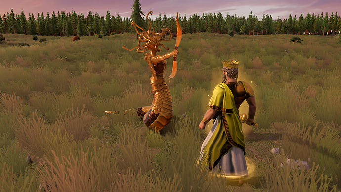 AoMR Midas touch turned Medusa into gold