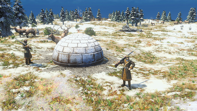 AoE III DE Poachers during the day