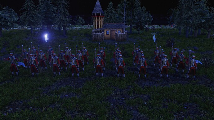 AoE III DE Russian Strelet during the night