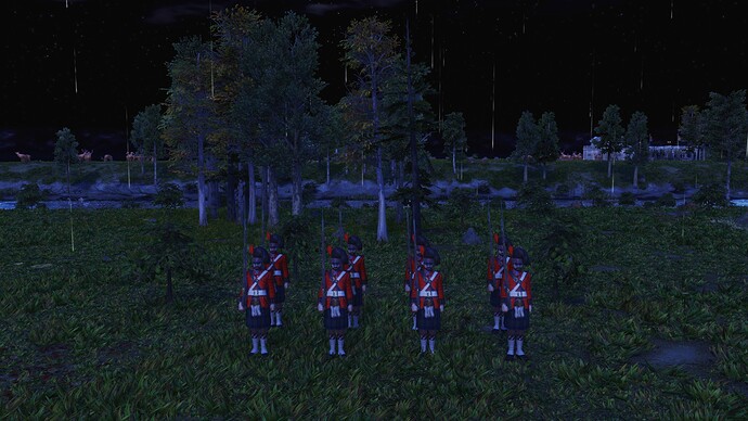 AoE III DE British Black Watch during the night