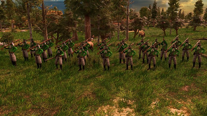 AoE III DE Mexicans Vigilante at sunrise
