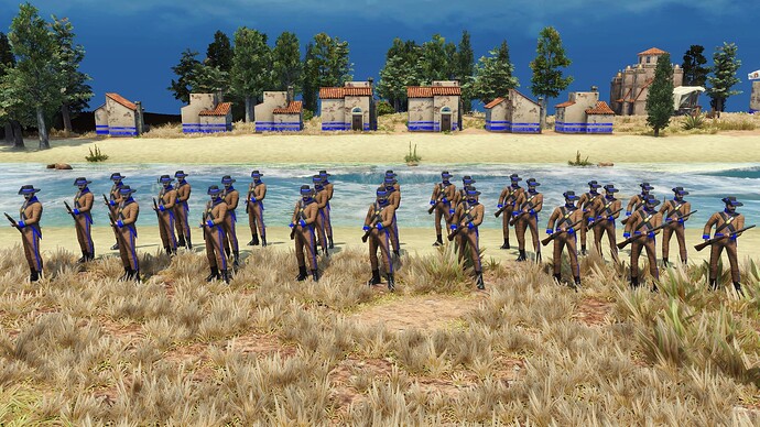 AoE III DE Portuguese Ordinance Rifleman during the day