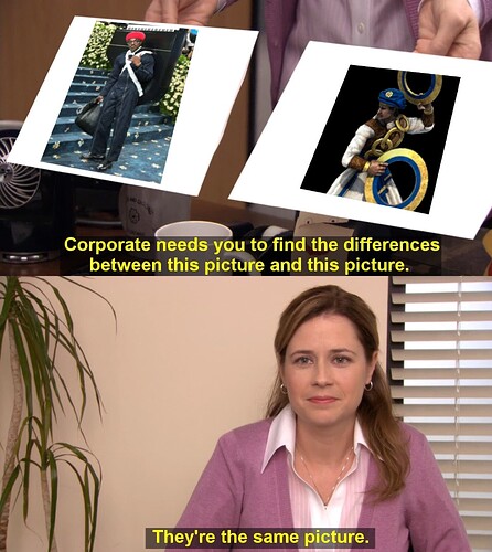 elite chakram thrower met gala meme