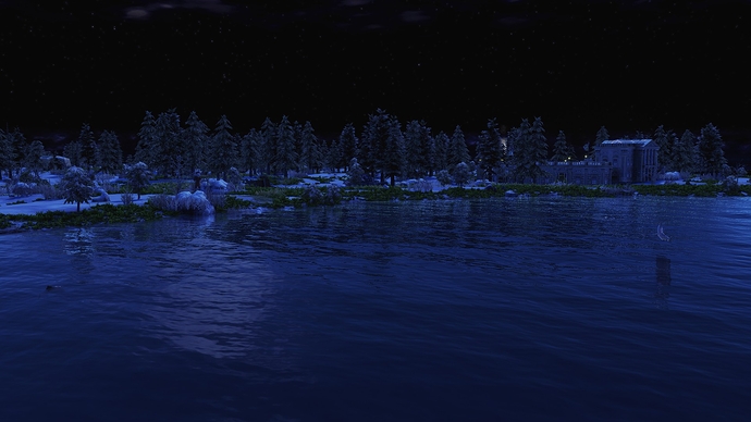 AoE III DE Swedish Lakes during the night
