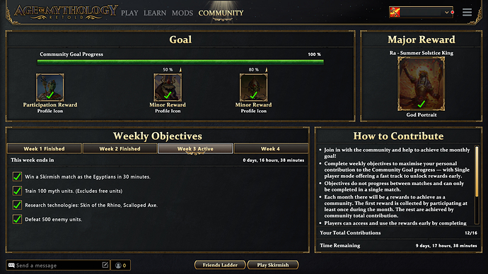 AoMR Ra - Summer Solstice King community event week 3
