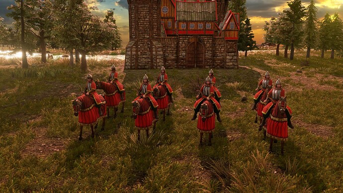 AoE III DE Russian Dvoryanin at sunrise