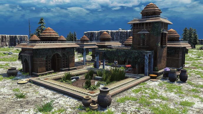 AoE III DE Bhakti Temple during the day