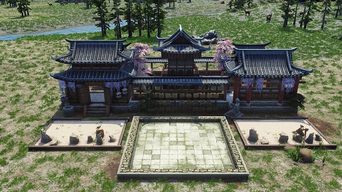 AoE III DE Zen Temple during the day