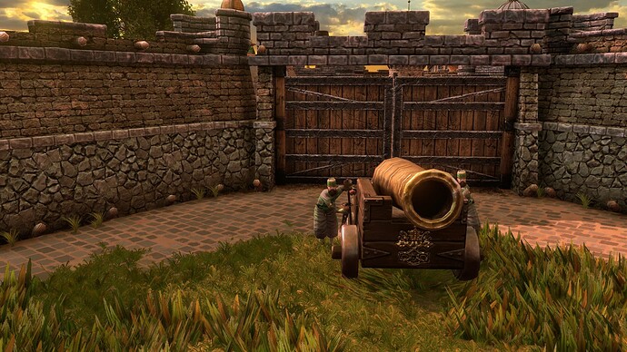 AoE III DE Italians Papal Bombard at sunrise
