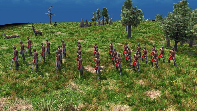 AoE III DE Lakota Elite Wakina Rifle during the day