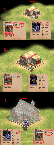 AoE2 house damage bug