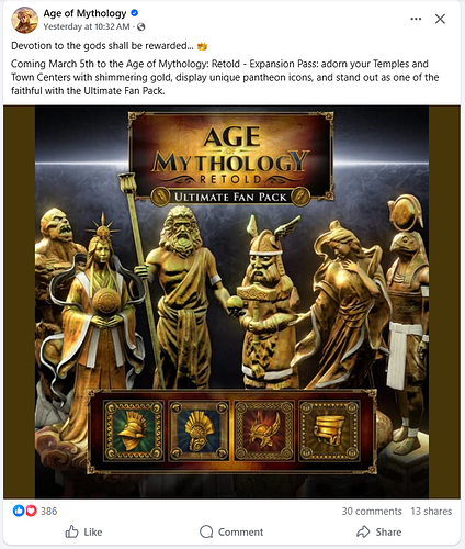 Age of Mythology Retold Ultimate Fan Pack