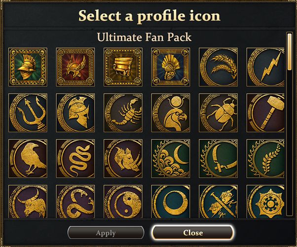Age of Mythology Retold Ultimate Fan Pack Profile Icons