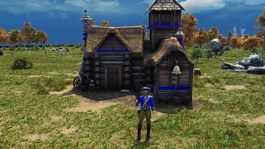 AoE III DE Default United States General during the day