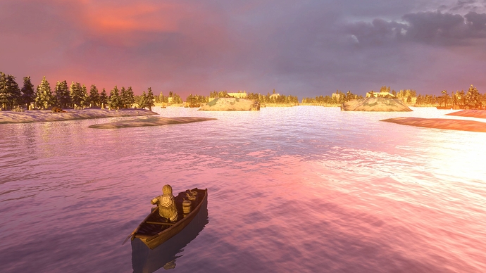 AoE III DE Norwegian Sea at sunset