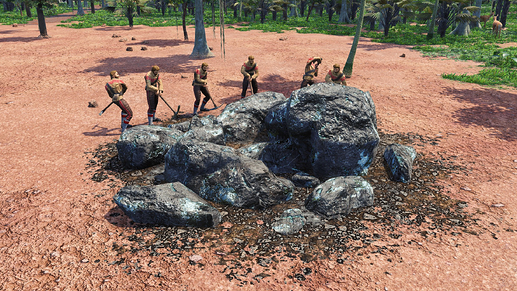 AoE III DE Huguenot mining during the day