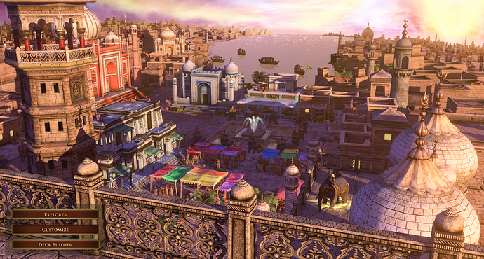 AoE III DE Delhi at sunset