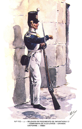 SOLOADO DO REGIMENTO DE INFANTARIA 17