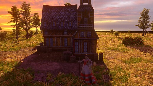 AoE III DE Empress Sissi at sunset